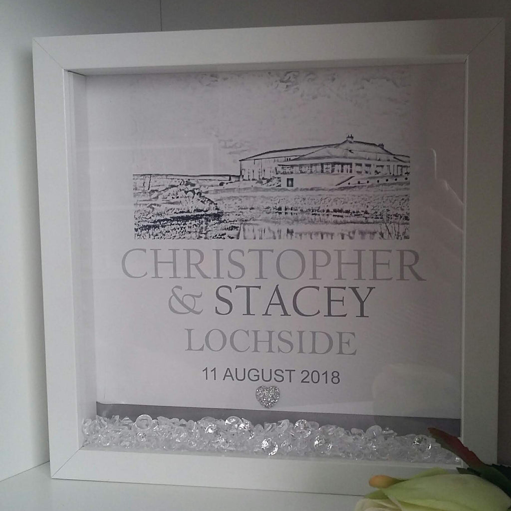 Personalised Wedding Frame - Names, Date & Venue
