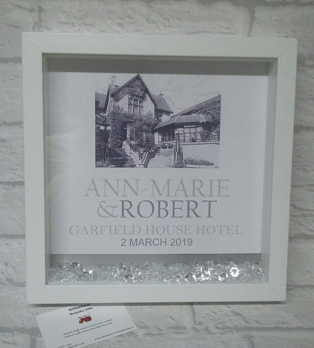 Personalised Wedding Frame - Names, Date & Venue