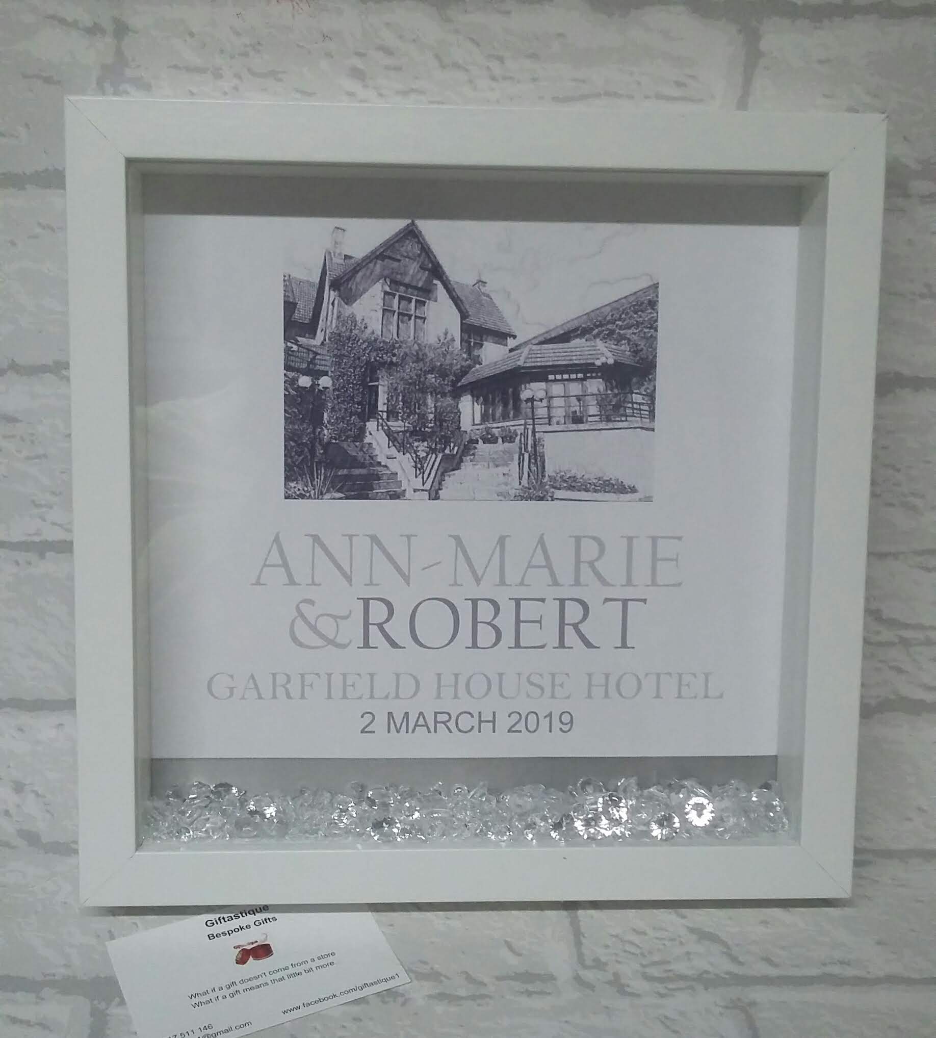 Personalised Wedding Frame - Names, Date & Venue