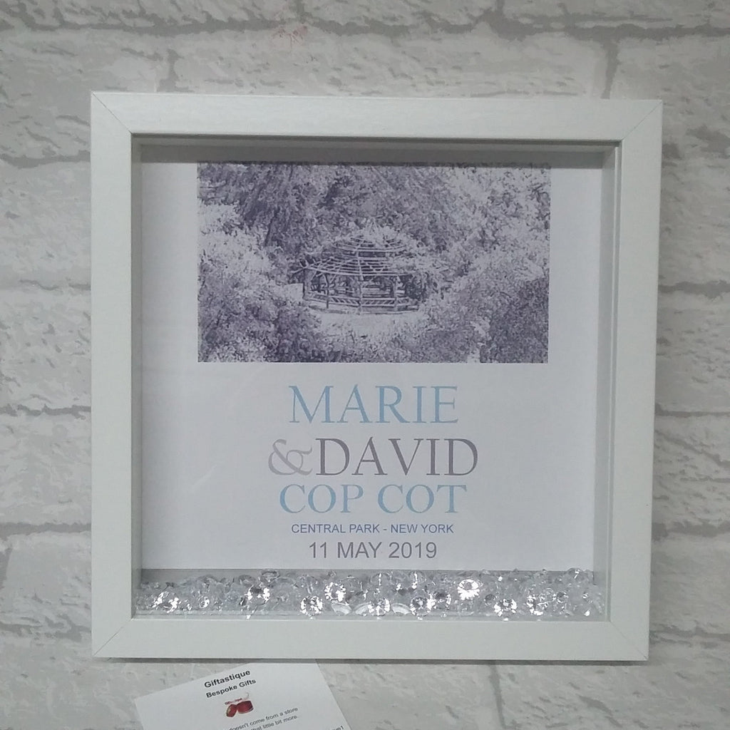 Personalised Wedding Frame - Names, Date & Venue