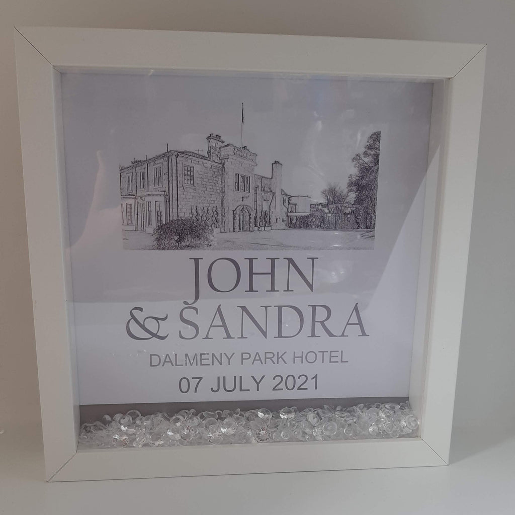 Personalised Wedding Frame - Names, Date & Venue