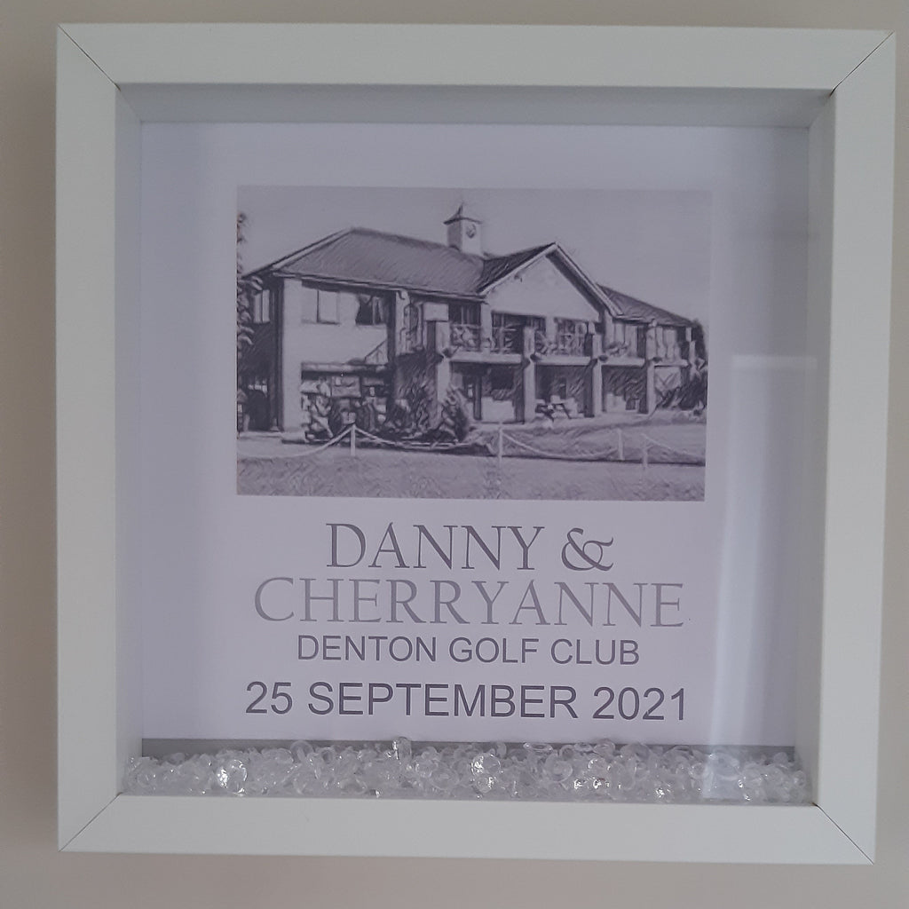 Personalised Wedding Frame - Names, Date & Venue