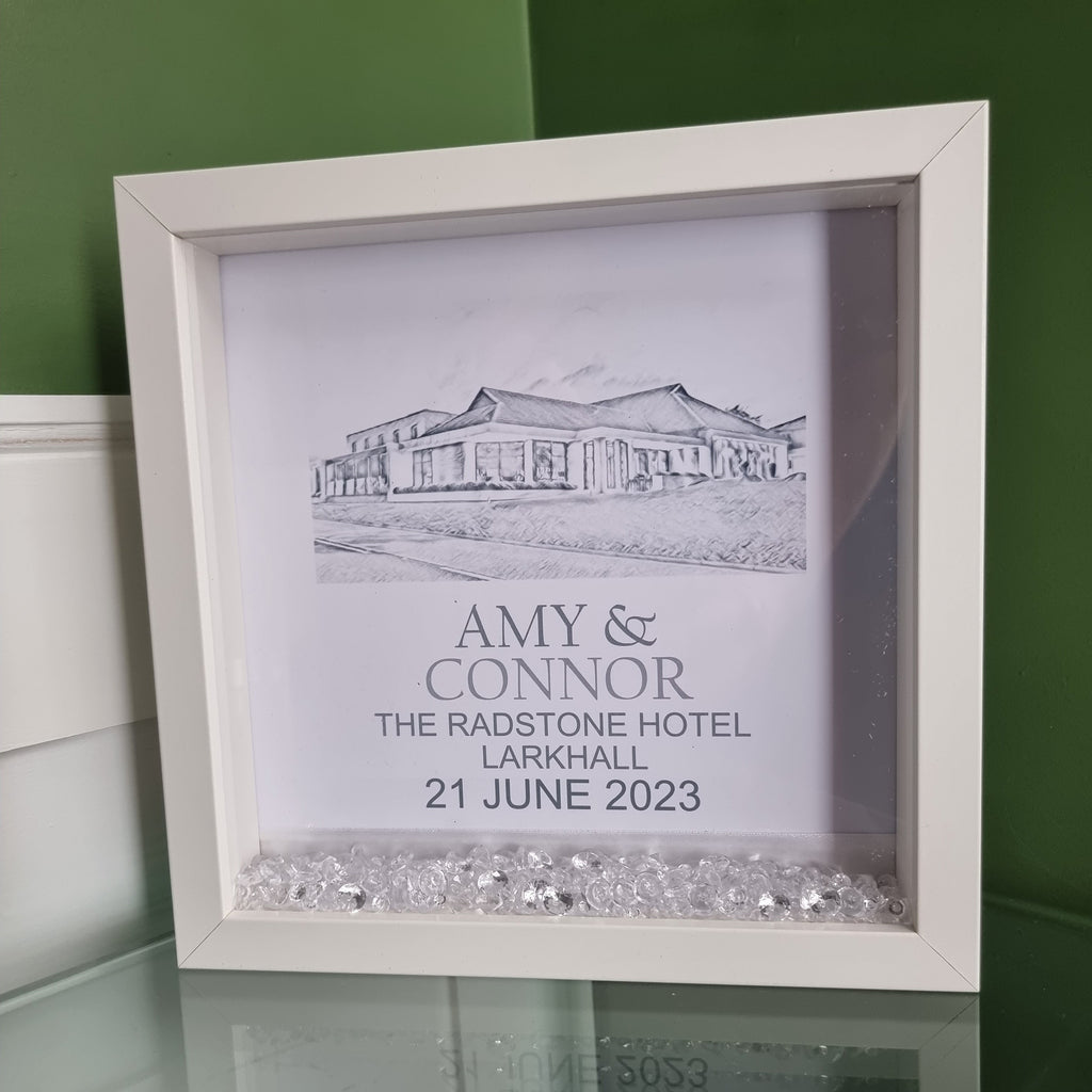 Personalised Wedding Frame - Names, Date & Venue
