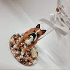 Boxer Hand Decorated Wine Glass