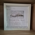 Personalised Wedding Frame - Names, Date & Venue