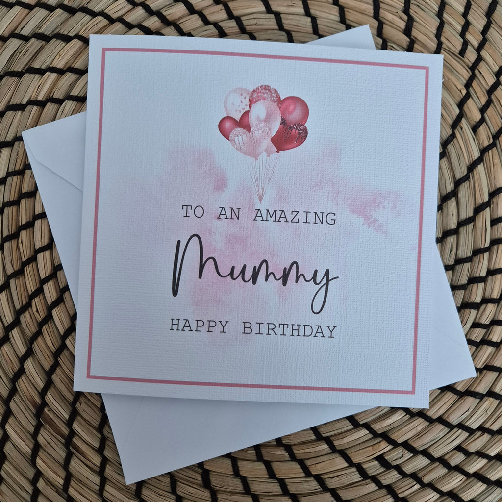 Birthday Card For An Amazing Mum - Gran - Sister - Daughter