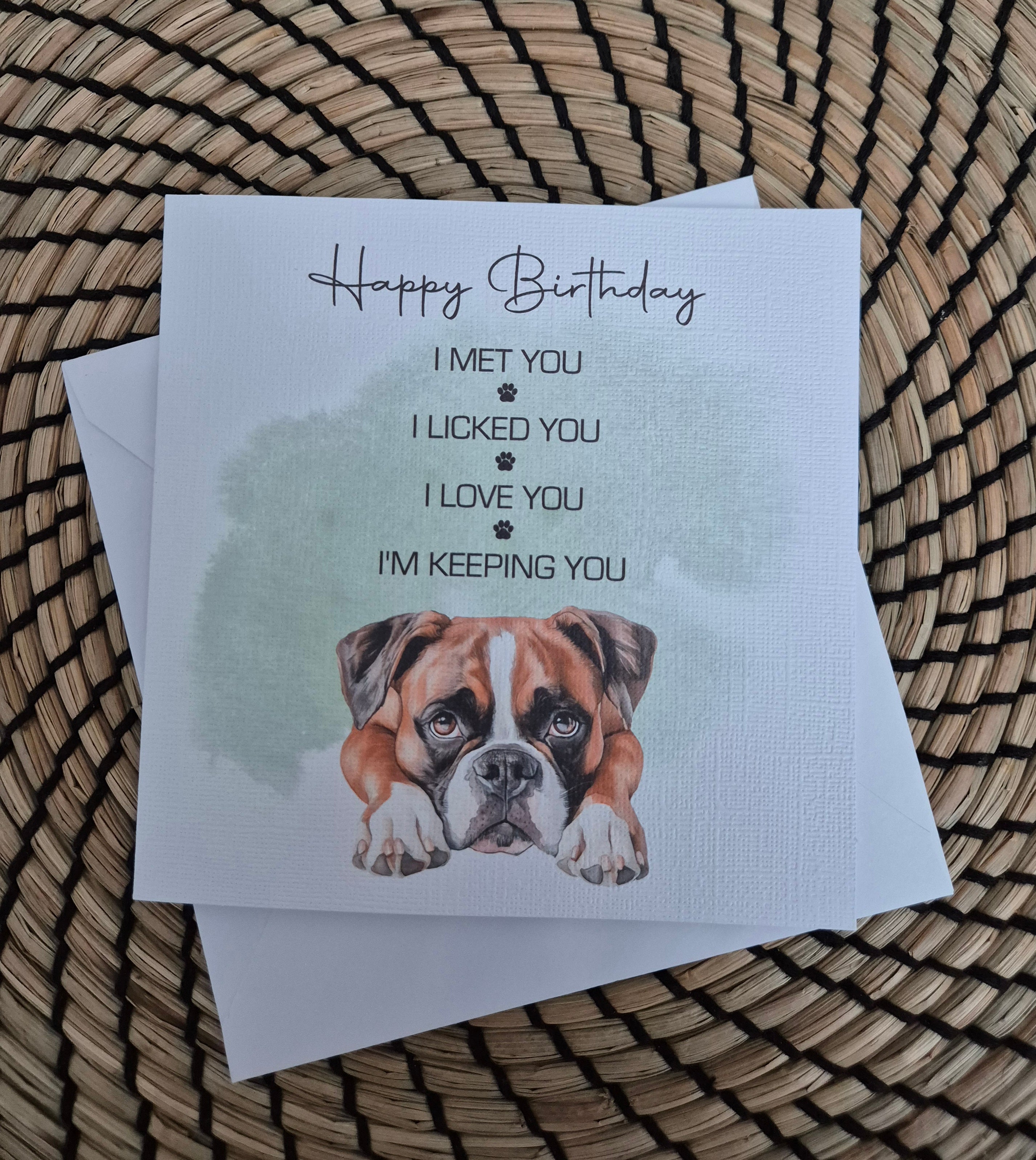 Dog Lover Birthday Card - Choose Your Breed