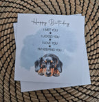 Dog Lover Birthday Card - Choose Your Breed