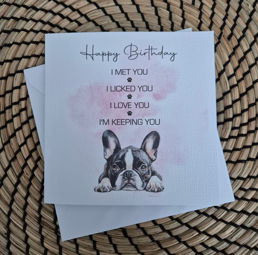 Dog Lover Birthday Card - Choose Your Breed