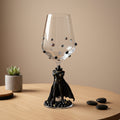 Black Panther - Hand Decorated Wine Glass