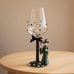 Mrs McGonagall Hand Decorated Wine Glass
