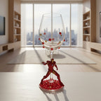 Iron Man - Hand Decorated Wine Glass