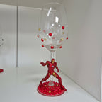 Iron Man - Hand Decorated Wine Glass