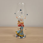 Hand Decorated Character Inspired Wine Glass - Unique Handmade Gift for Her - Merida