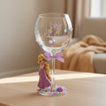 Rapunzel - Hand Decorated Large Glass