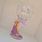 Rapunzel - Hand Decorated Large Glass