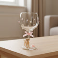Labradoodle Hand Decorated Glass