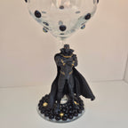Black Panther - Hand Decorated Wine Glass