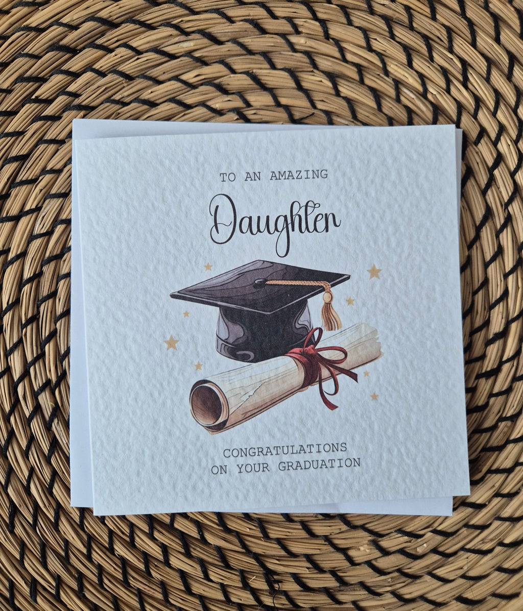 Graduation Card Cap & Scroll