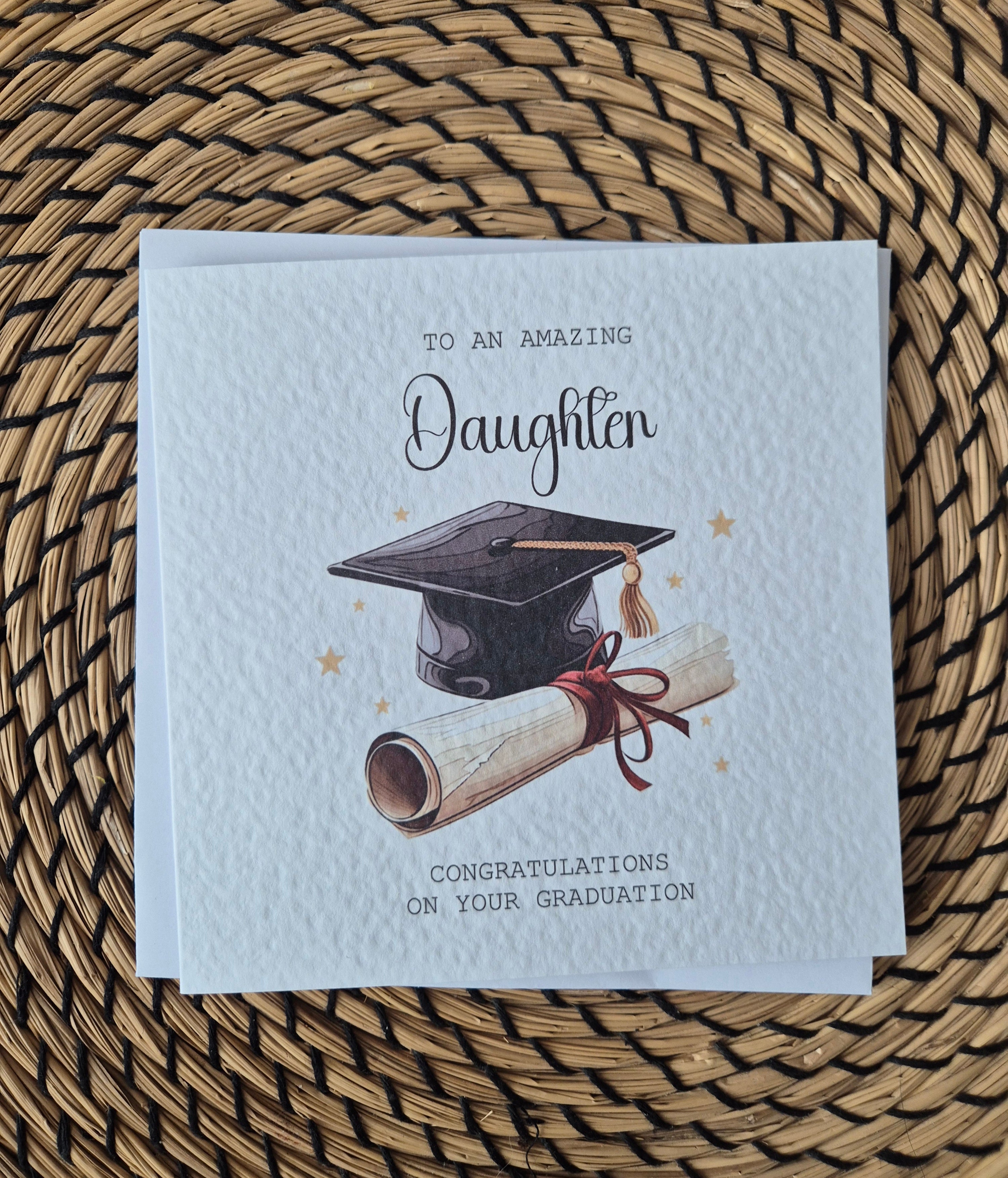 Graduation Card Cap & Scroll