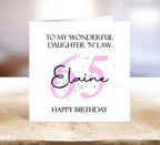 Personalised Birthday Card  - Special Birthday - Milestone Birthday - Name