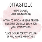 Festive Family Stockings Christmas Card - Personalised with Names