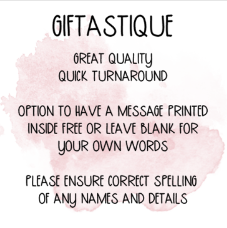 Personalised Family Festive Christmas Card