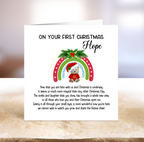 Personalised Baby's First Christmas Card