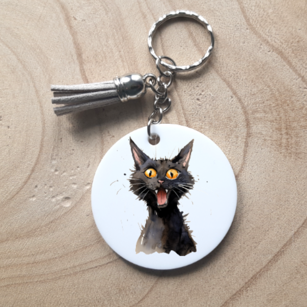 Funny Cat Breed Key Chain