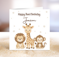 Jungle Themed Birthday Card