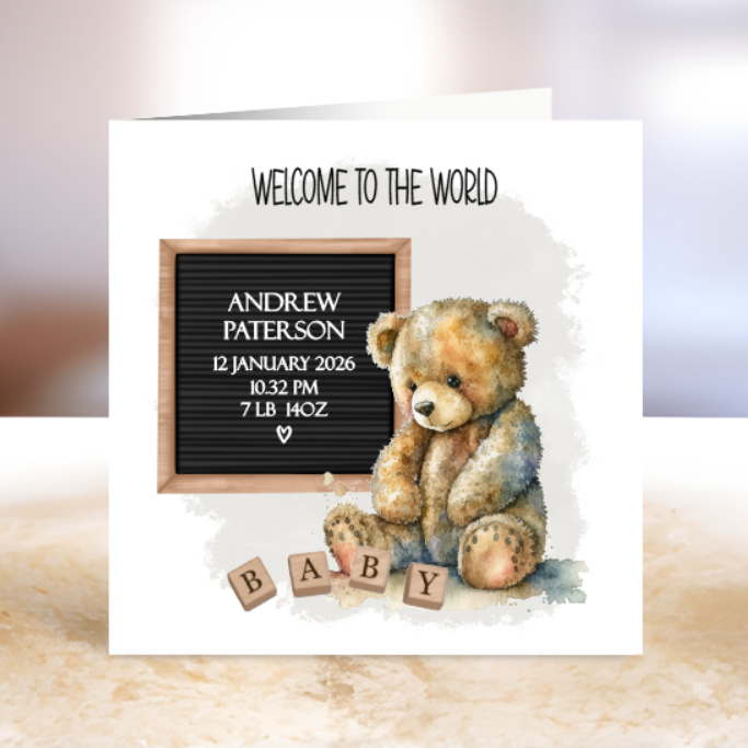 New Baby Notice Board