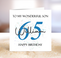 Personalised Birthday Card  - Special Birthday - Milestone Birthday