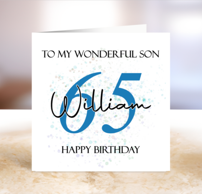 Personalised Birthday Card  - Special Birthday - Milestone Birthday
