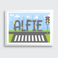 Road Scene Personalised Print