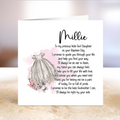 Personalised Baptism Card for Goddaughter