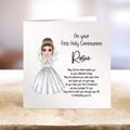 First Holy Communion Card - Personalise