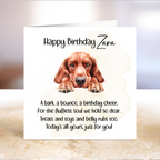 Birthday Card for a Loyal Companion - To the Dog