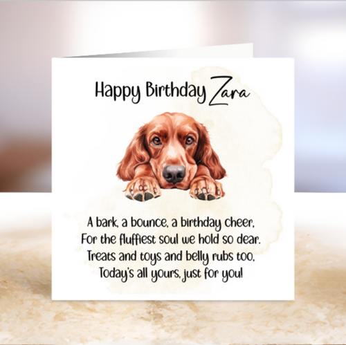 Birthday Card for a Loyal Companion - To the Dog