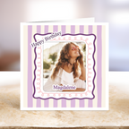 Doodle Photo Frame Birthday Card
