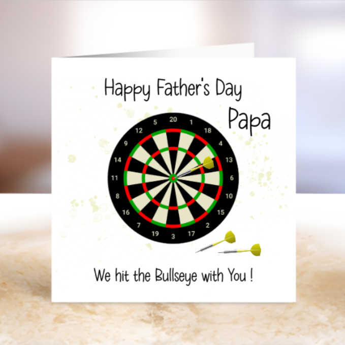 Father's Day for Darts Fan