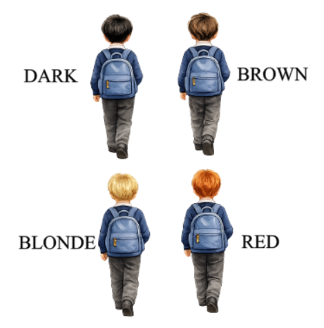 Personalised First Day at School Card - Boy
