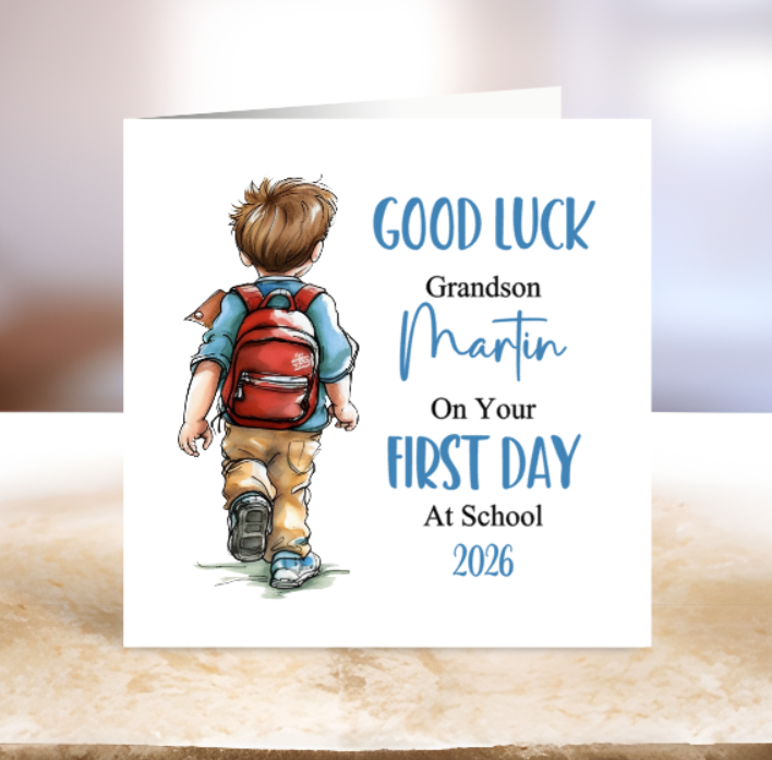 First Day At School - School Boy