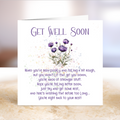 Get Well Soon Card - Scottish Thistle