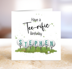 Golf Birthday Card