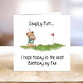 Golf Enthusiasts Card