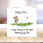 Golf Enthusiasts Card