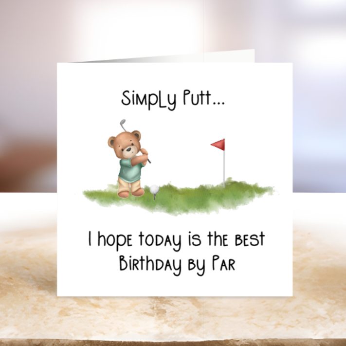 Golf Enthusiasts Card