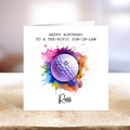 Golf Fanatics Birthday Card