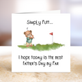 Golf Father's Day Card