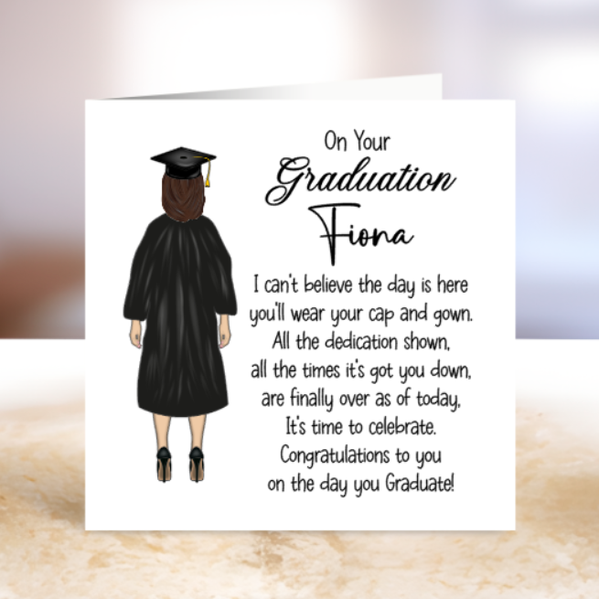Personalised Graduation Card